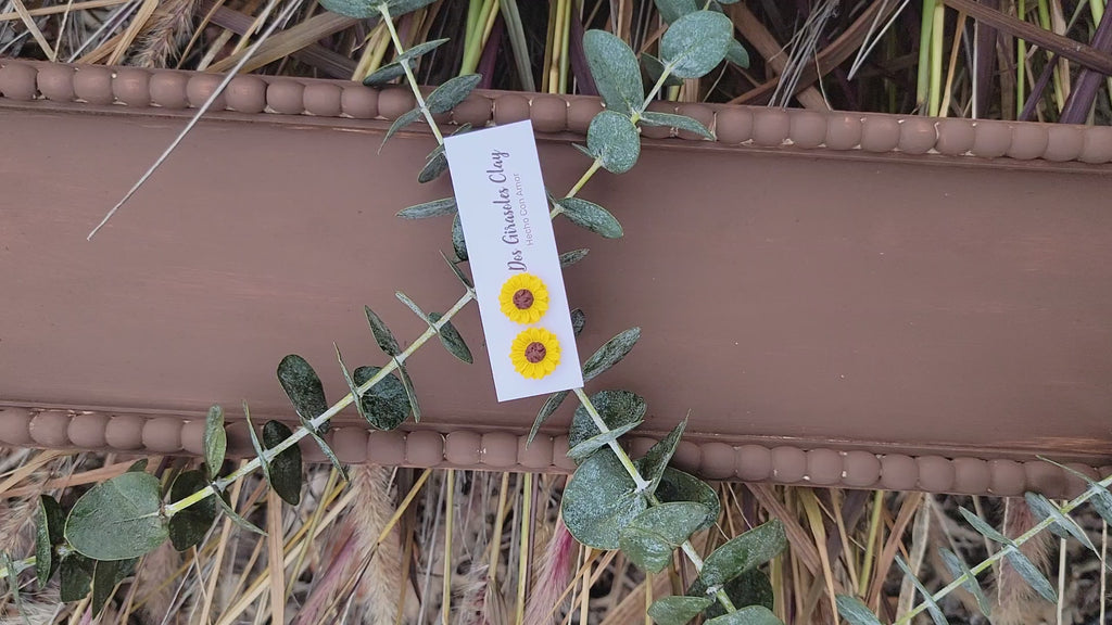 Dos Girasoles Earrings